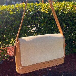 Vintage Coach Canvas Bleecker Flap 6114